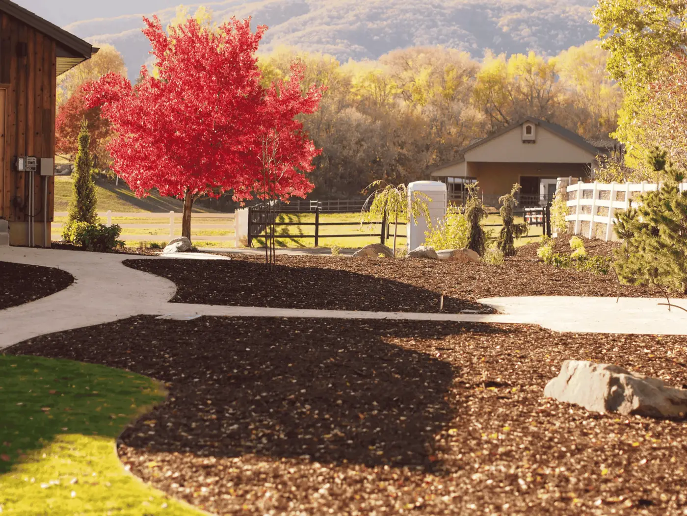 A finished Felter Landscape project in Weber County, Utah