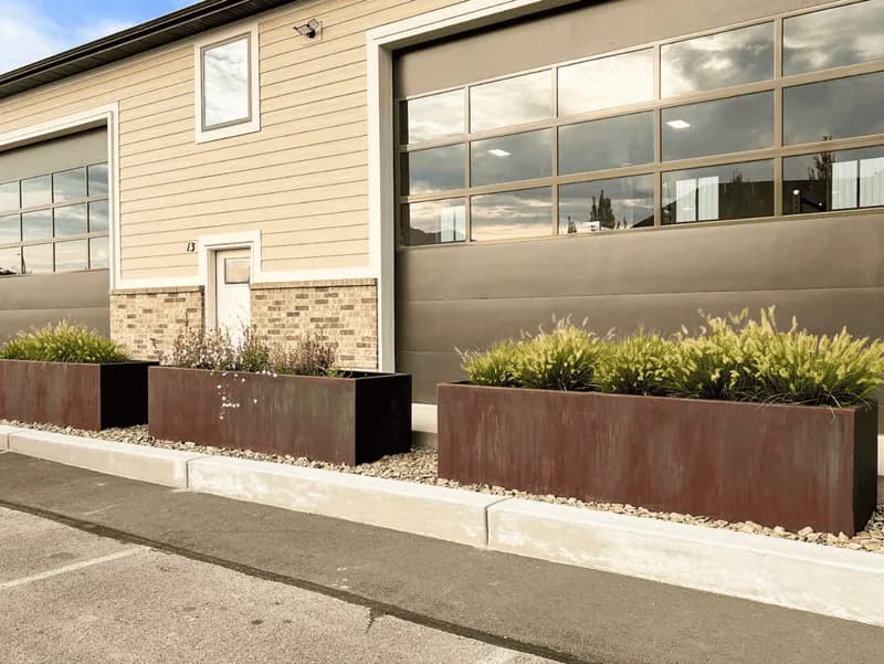 Custom metal work project by Felter Landscape in Weber County, Utah