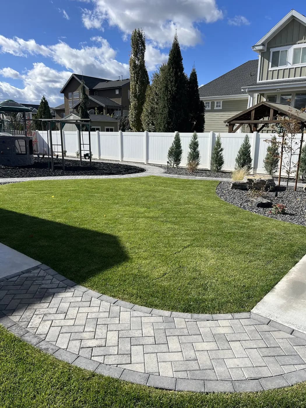 Sprinkler systems project by Felter Landscape in Weber County, Utah