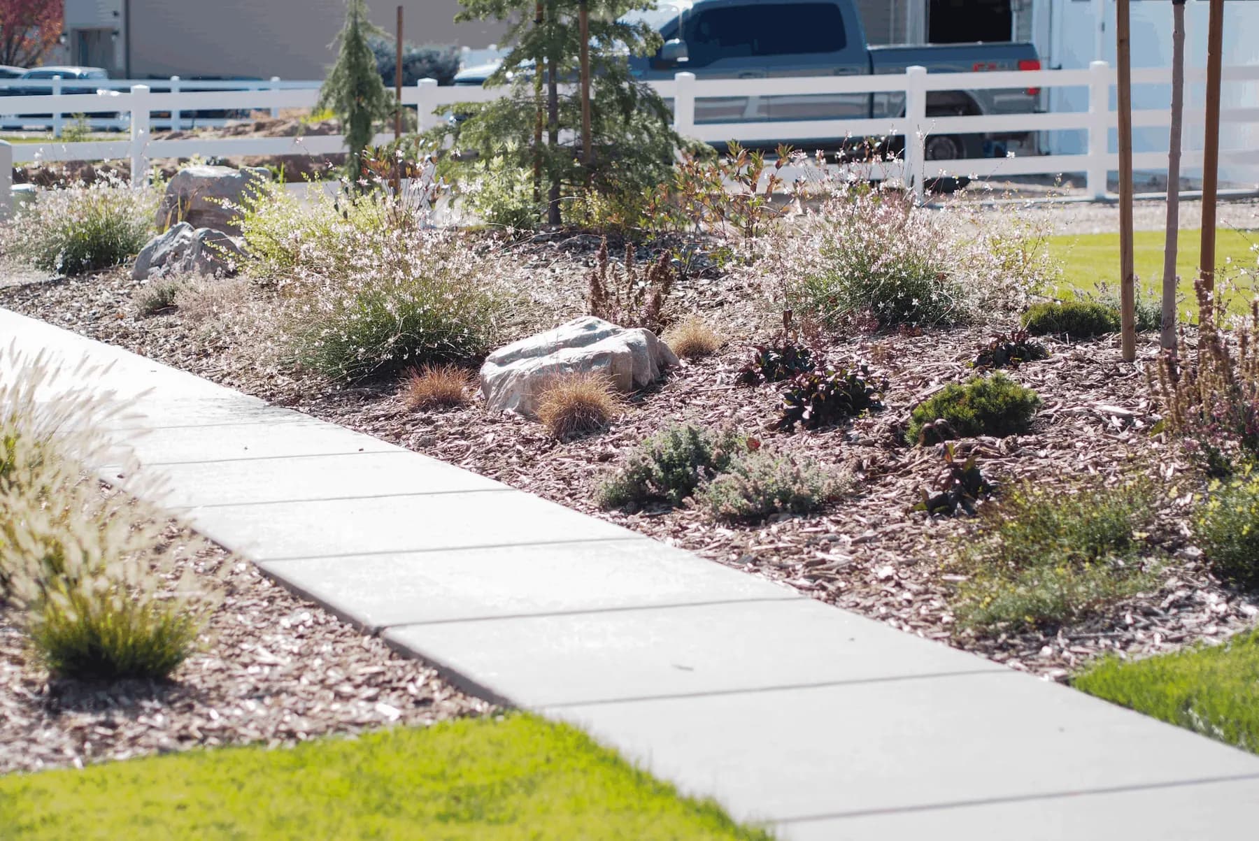 Kent's Thoroughfare landscape project by Felter Landscape in Northern Utah