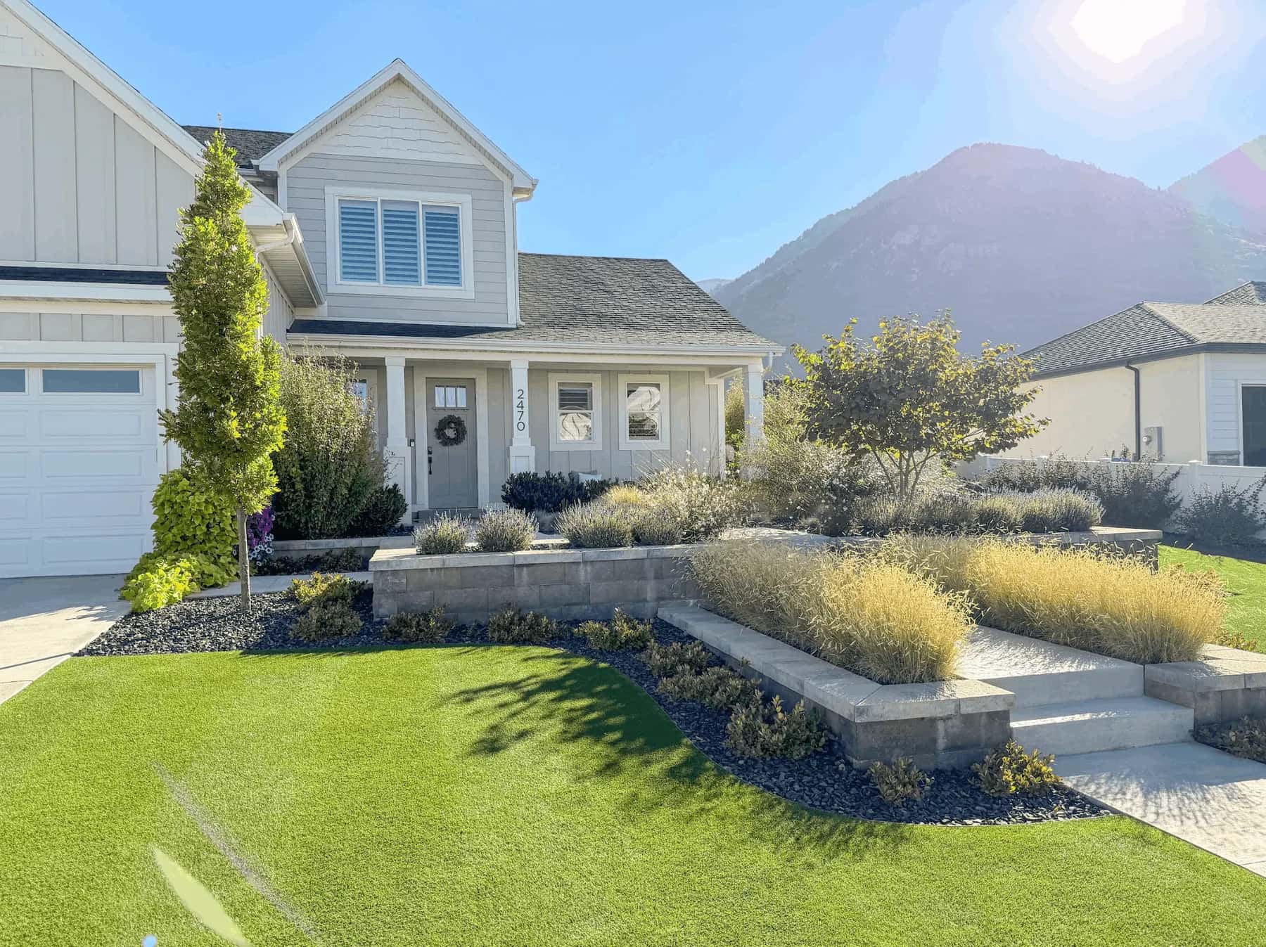 Northwood Hills landscape project by Felter Landscape