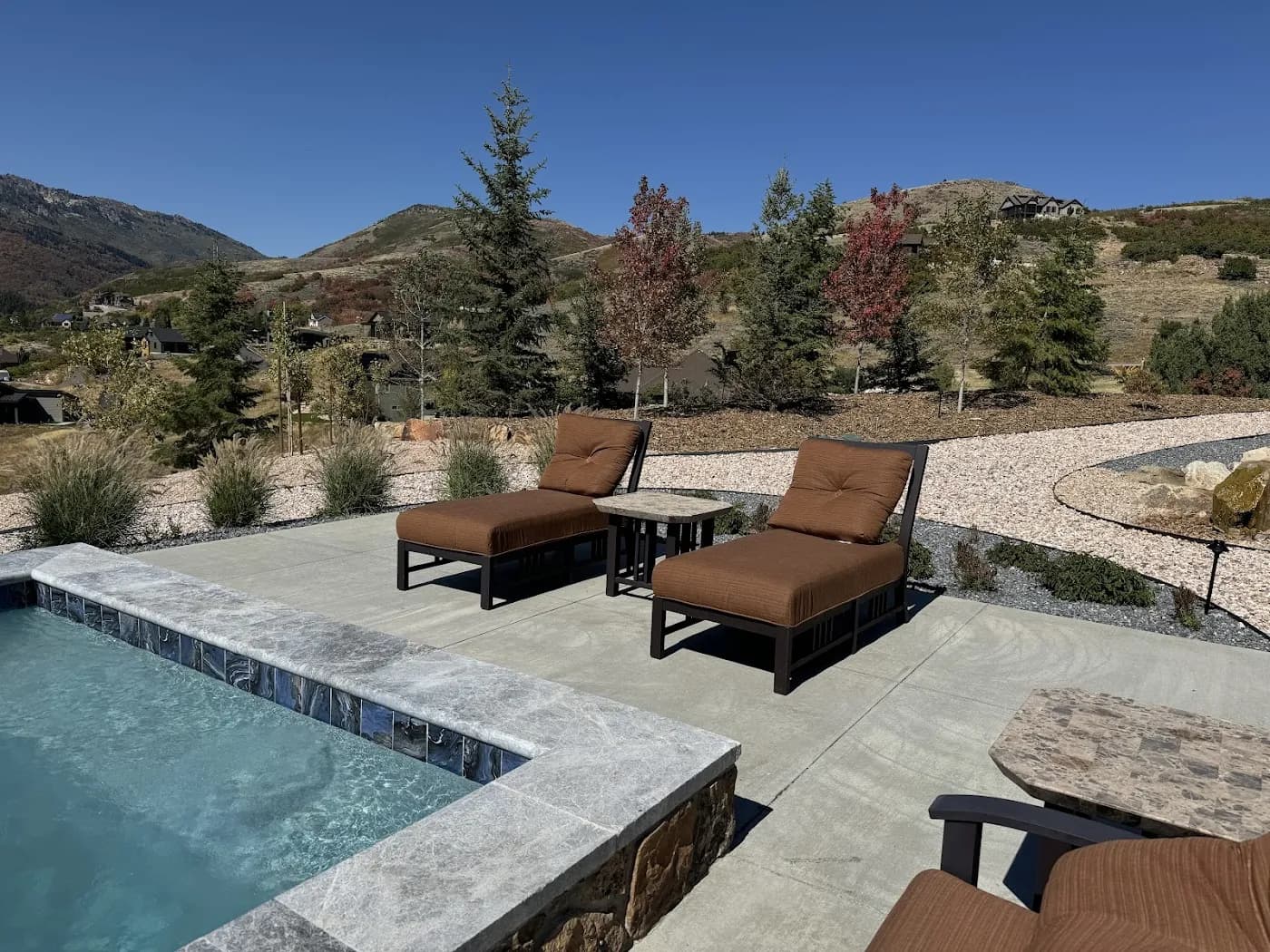 Water features project by Felter Landscape in Weber County, Utah
